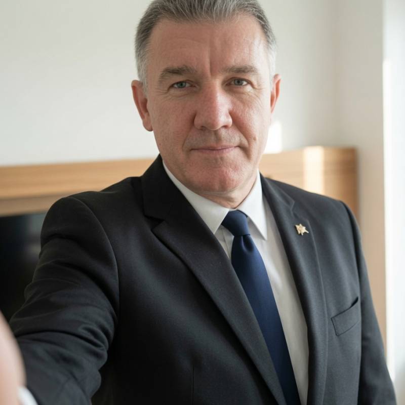 Senior Man Karl Schultz 65 from United States